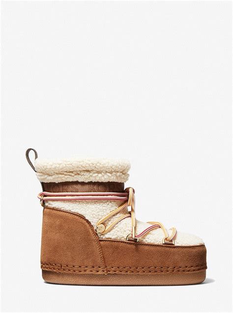 zelda michael kors|Zelda Sherpa and Faux Suede Boot .